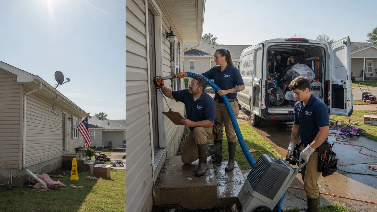 Ceiling Water Damage Restoration in Demotte, IN near me